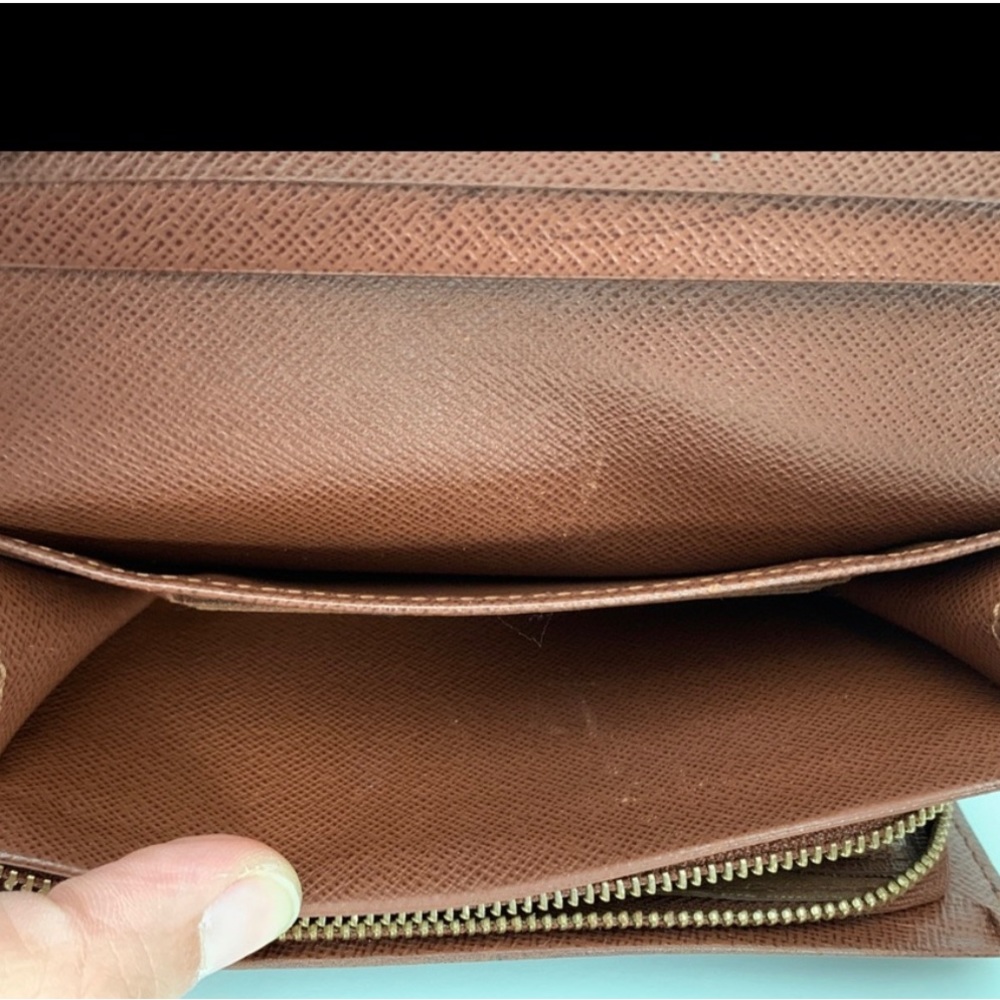 Louis Vuitton Brown Monogram Canvas Wallet - Picture 3 of 6